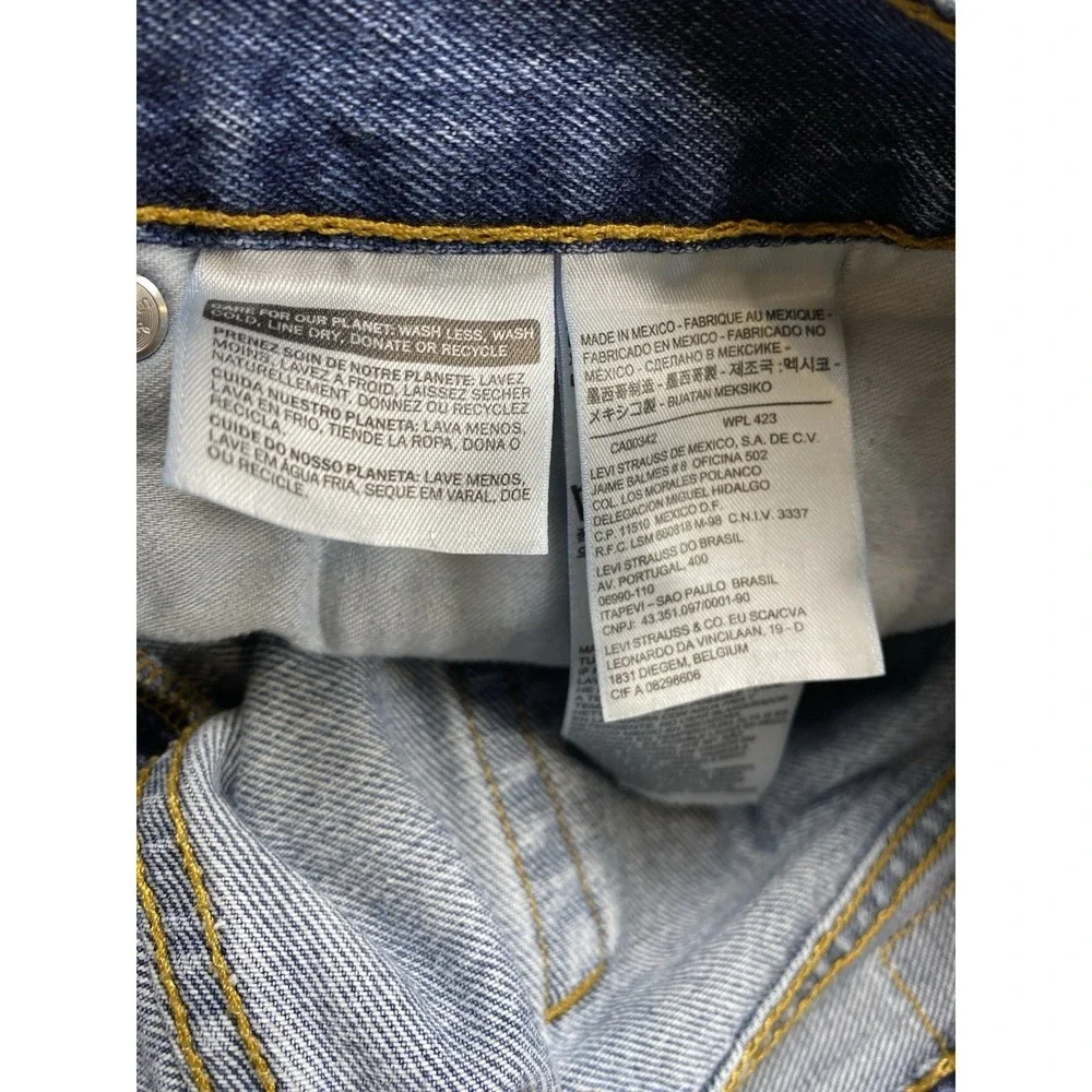 Levi's 505 Men's Jeans 34x30 Straight Leg Y2K Vintage‎ Zip Fly Denim Blue